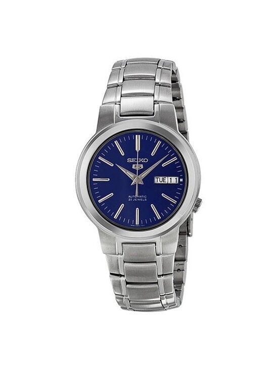 NWT Seiko Series 5 Automatic Blue Dial Men\'s Watch
